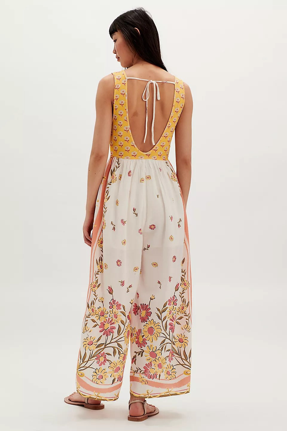 Free People Bali Honeydew Jumpsuit