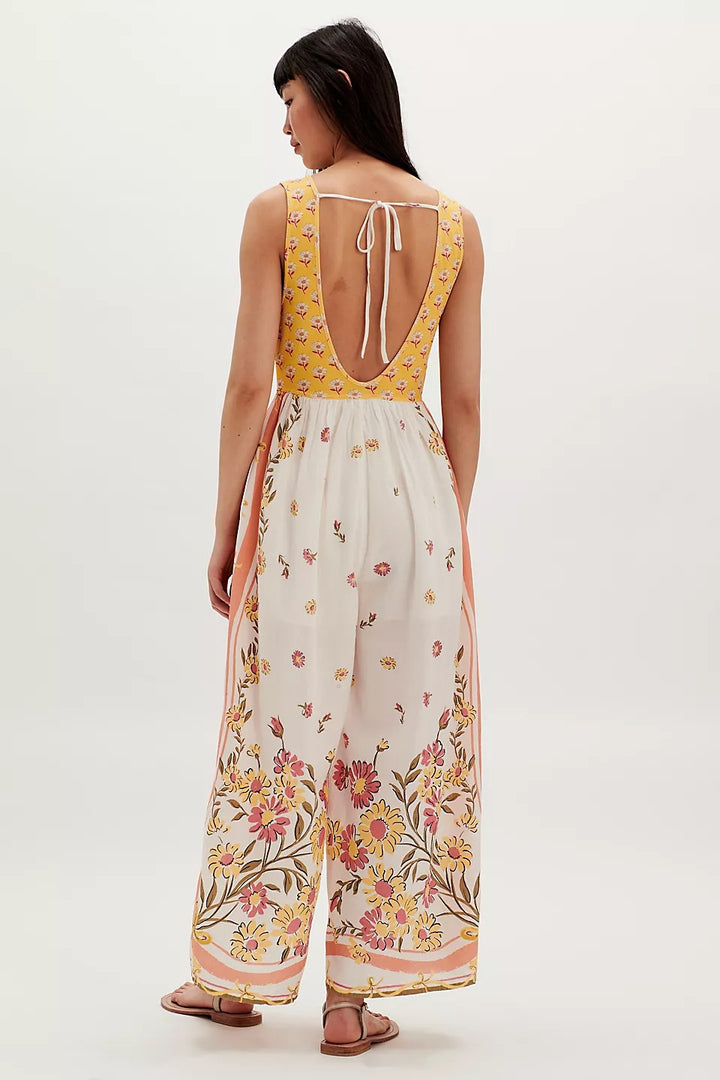 Free People Bali Honeydew Jumpsuit
