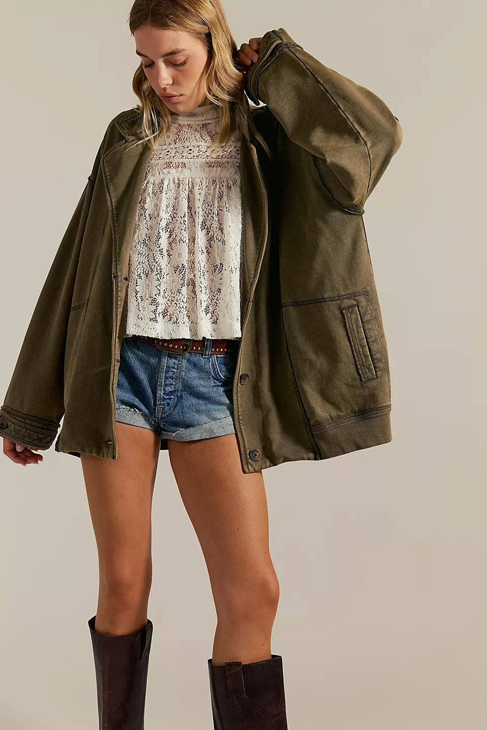 Free People We The Free Home Office Cardi Jacket Top