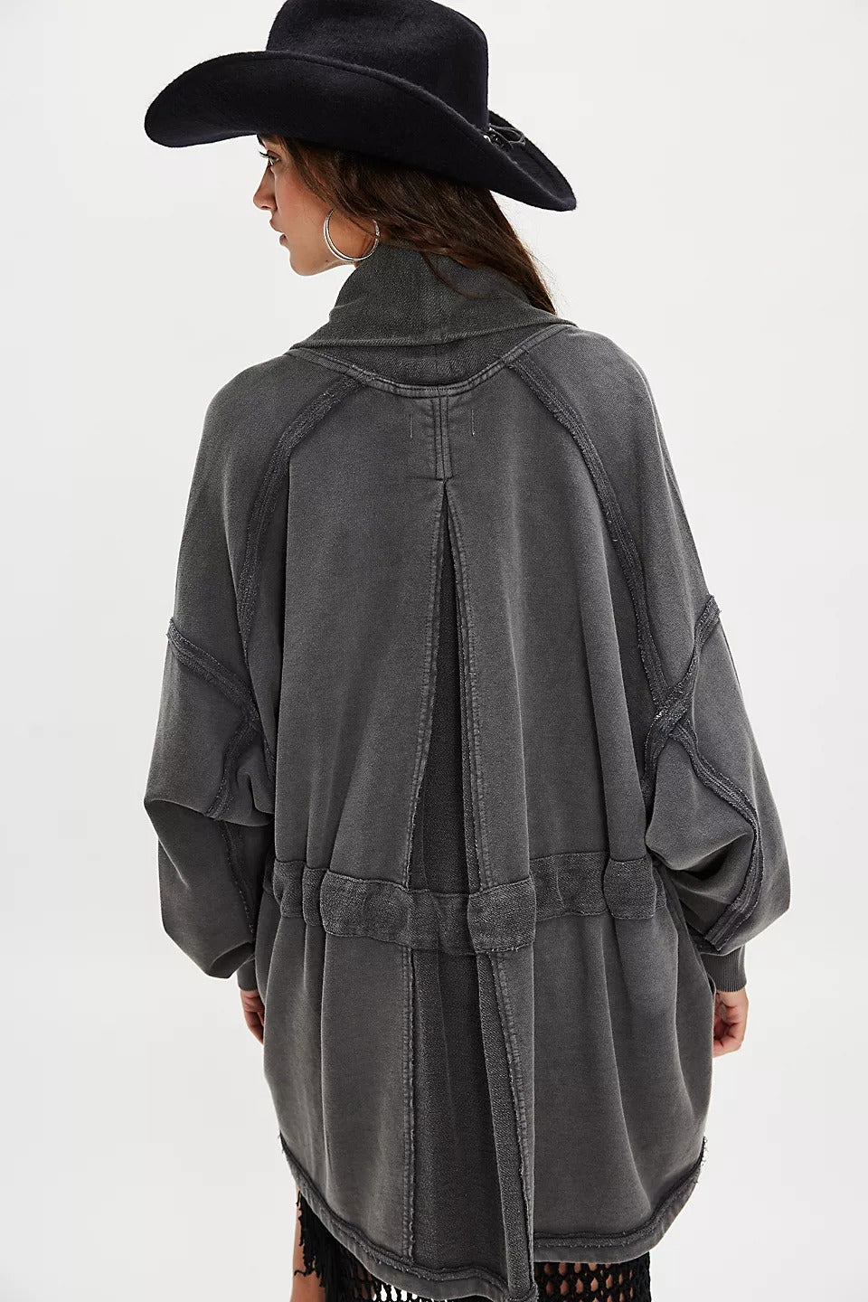 Free People Boothbay Sweatshirt Jacket Cardi Top