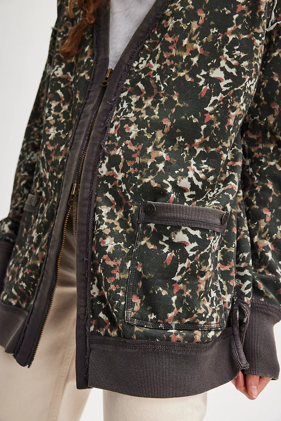 Free People We The Free Aiden Cardigan Jacket Sweatshirt Top