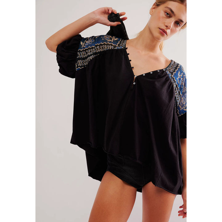 Free People Aurora Blouse Top