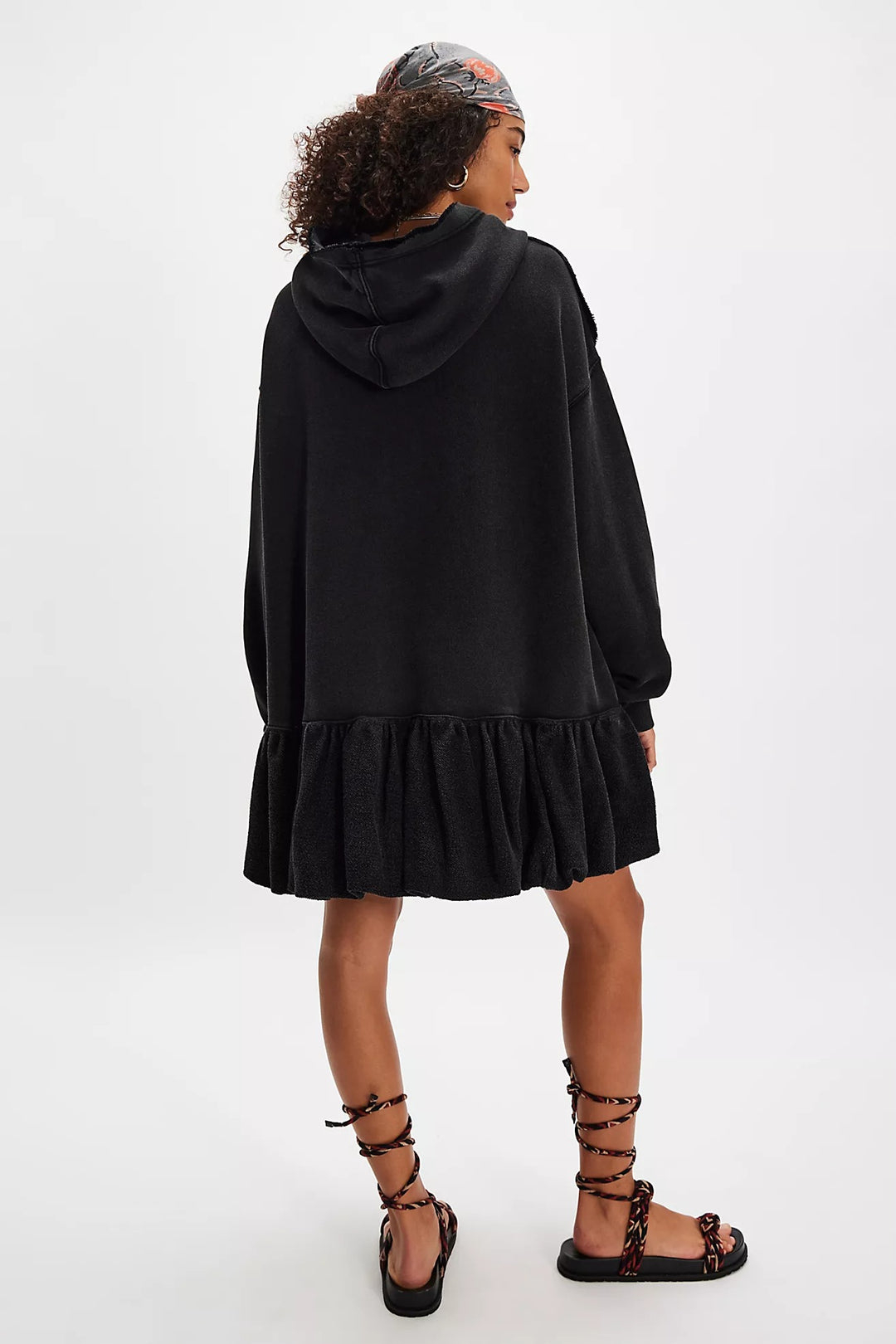 Free People Rainy Day Hoodie Mini Dress