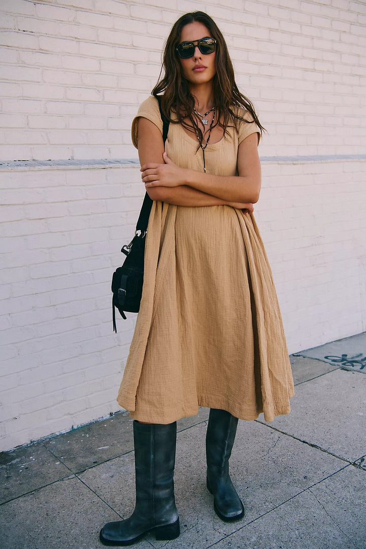 Free People Free Est Blaine Midi Dress