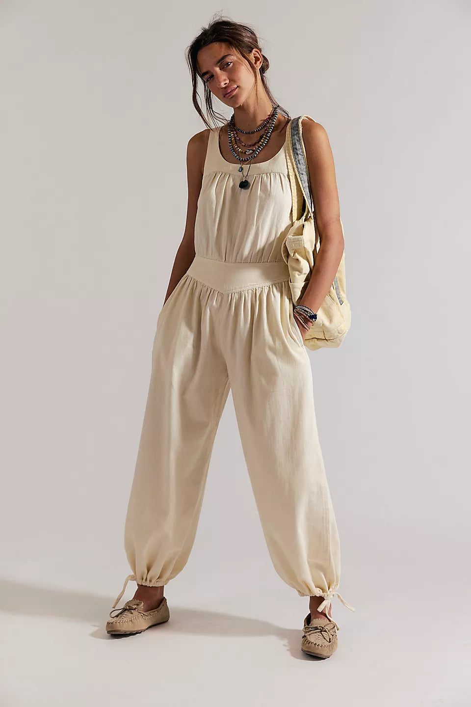 Free People We The Free Vintage Heirloom One-Piece Jumpsuit