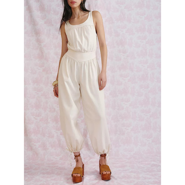 Free People We The Free Vintage Heirloom One-Piece Jumpsuit