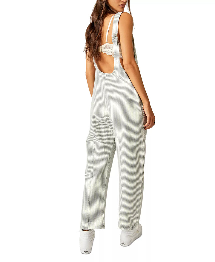 Free People We The Free High Roller Railroad Jumpsuit