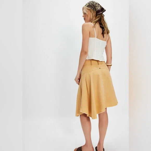 Free People Sahara Midi Skirt