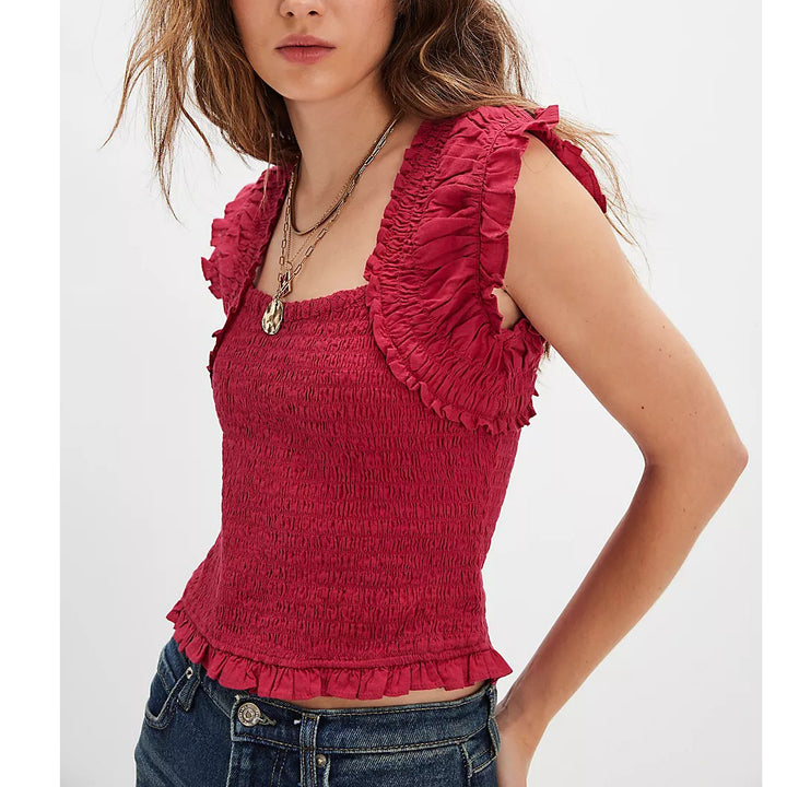 Free People Ari Smocked Top