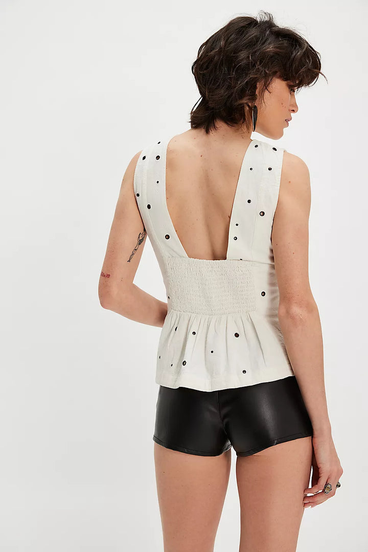 Free People Touch Of Metal Tank Top