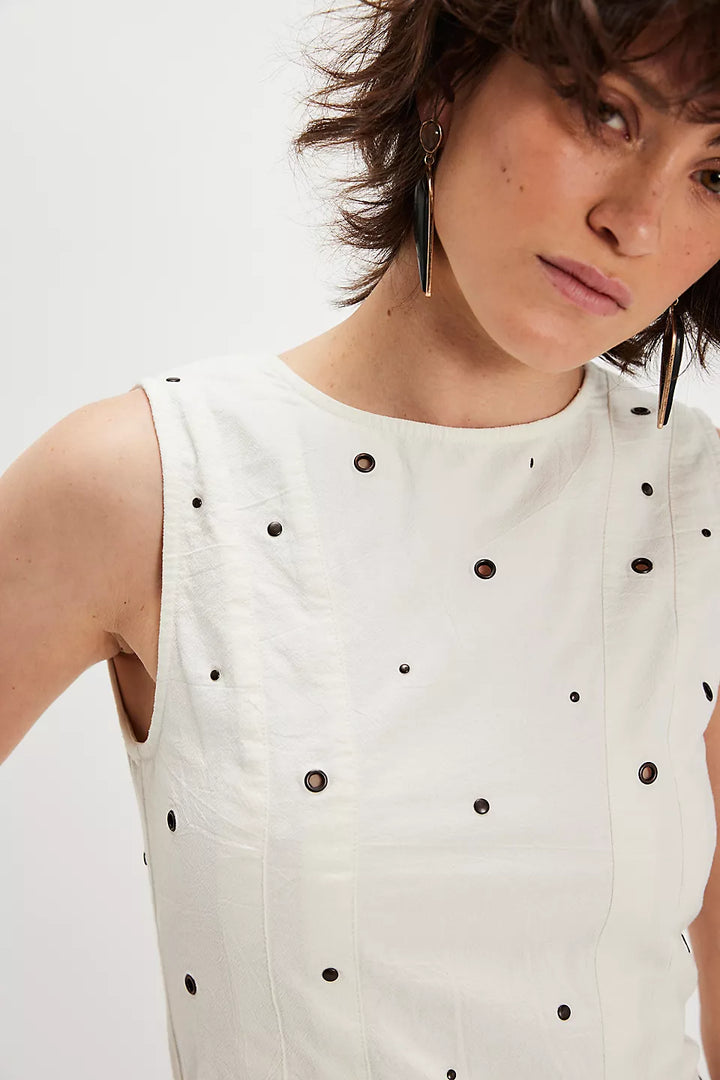 Free People Touch Of Metal Tank Top