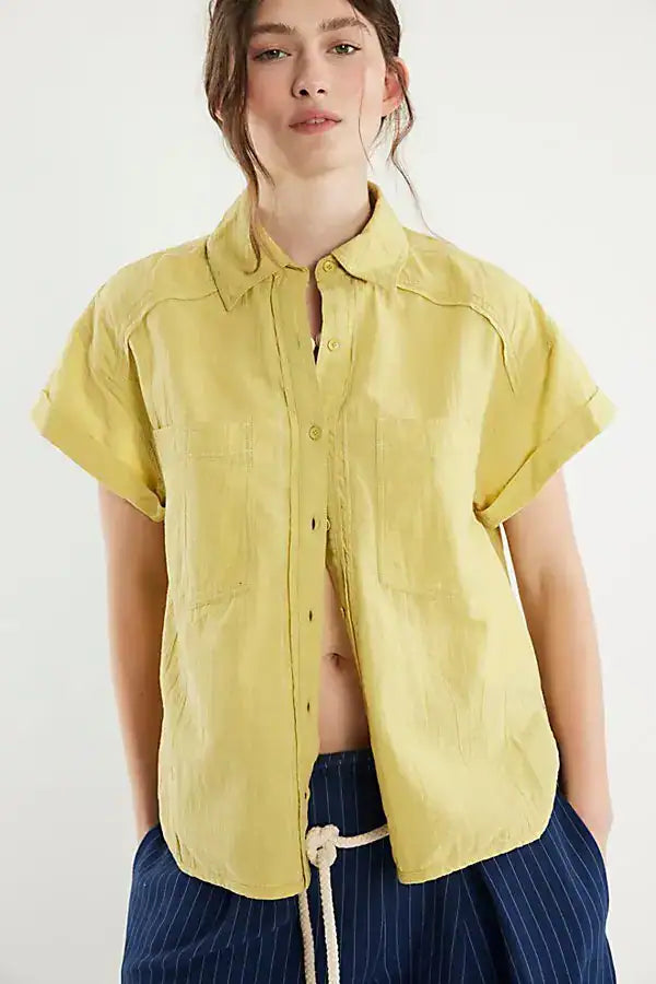 Free People We The Free Firefly Linen Top