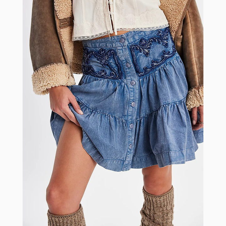Free People August Mini Skirt