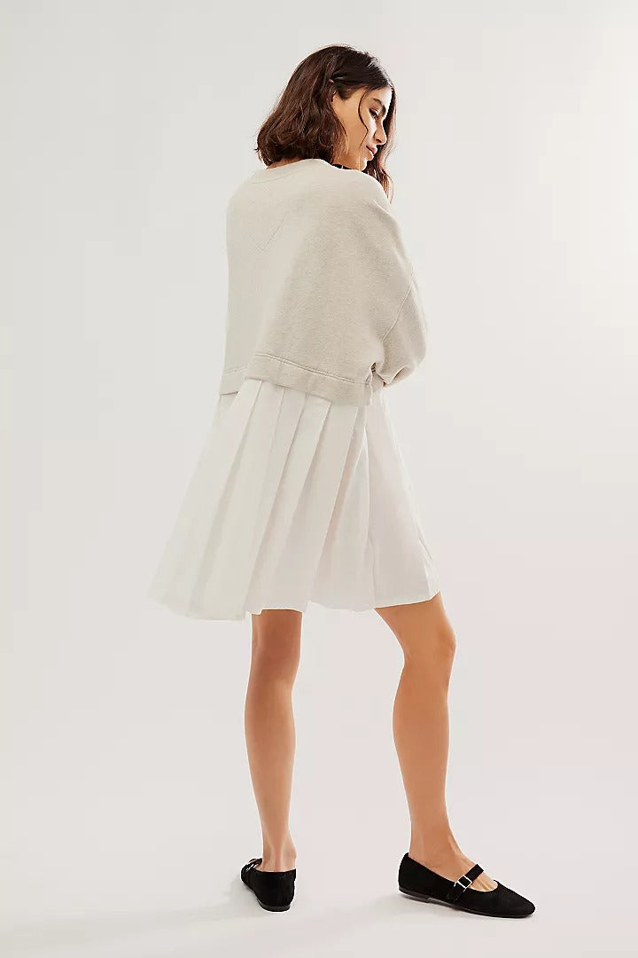 Free People Eleanor Sweatshirt Tunic Dress