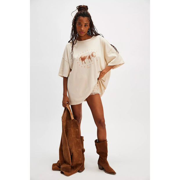 Free People We The Free Farm Friends Tee Tunic Top