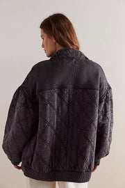 Free People Juno Quilted Jacket Top