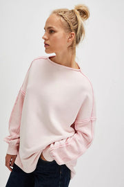 Free People We The Free Pull à col roulé Romy Sweatshirt Pullover Top