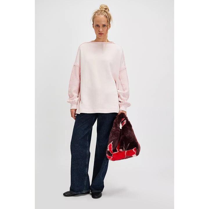 Free People We The Free Romy Rollneck Sweatshirt Pullover Top