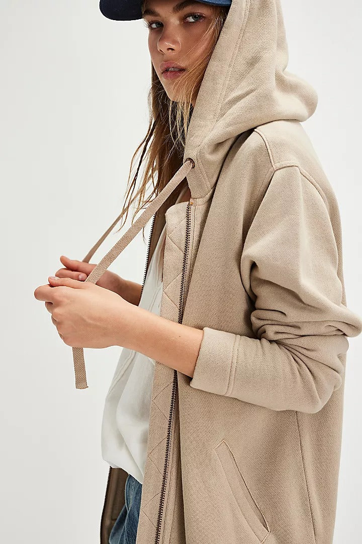 Free People Redwood Cardi Jacket Hoodie Top