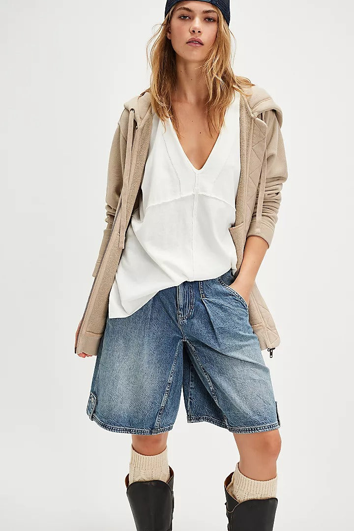 Free People Redwood Cardi Jacket Hoodie Top