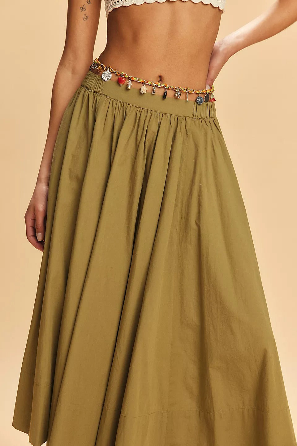 Free People Free-Est Lowen Midi Skirt
