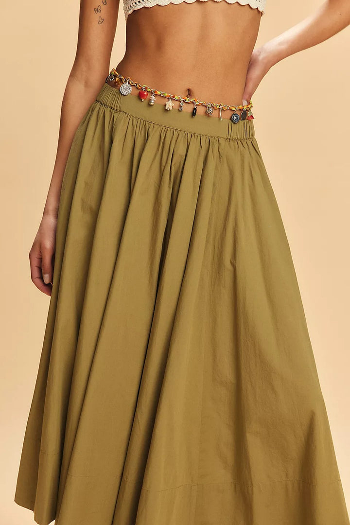 Free People Free-Est Lowen Midi Skirt
