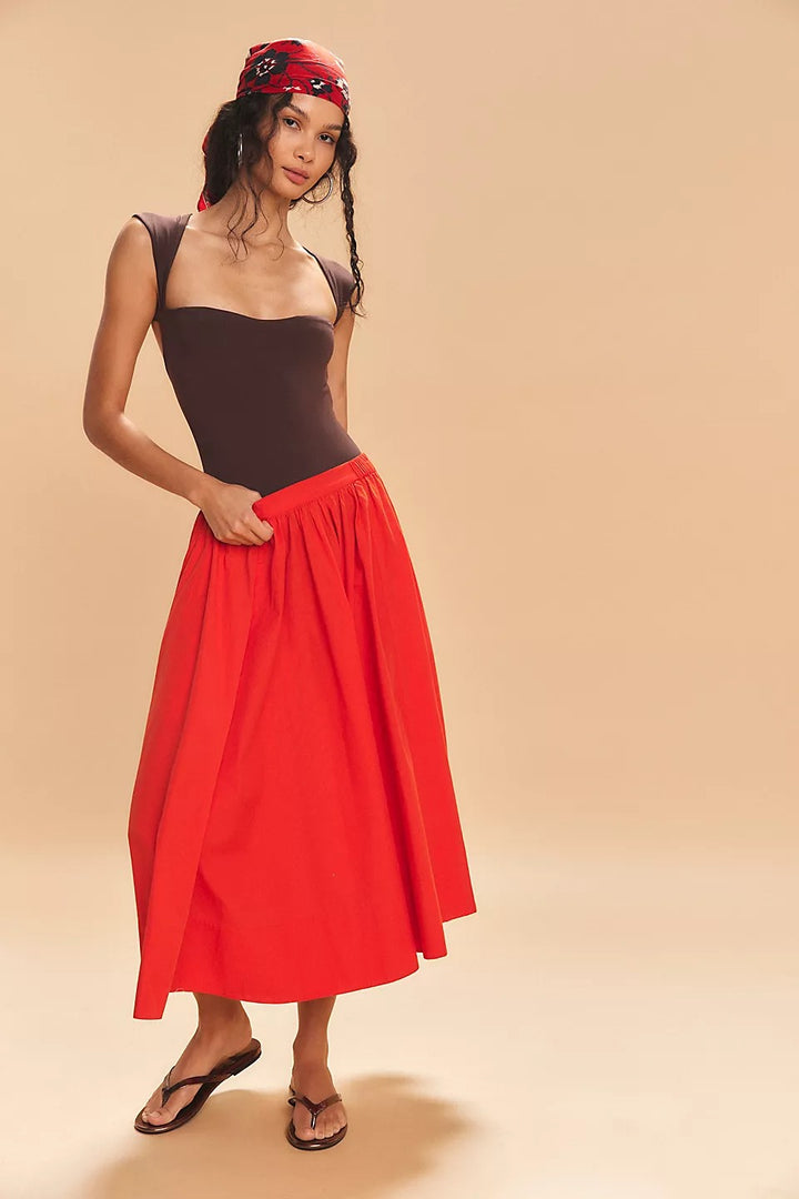 Free People Free-Est Lowen Midi Skirt