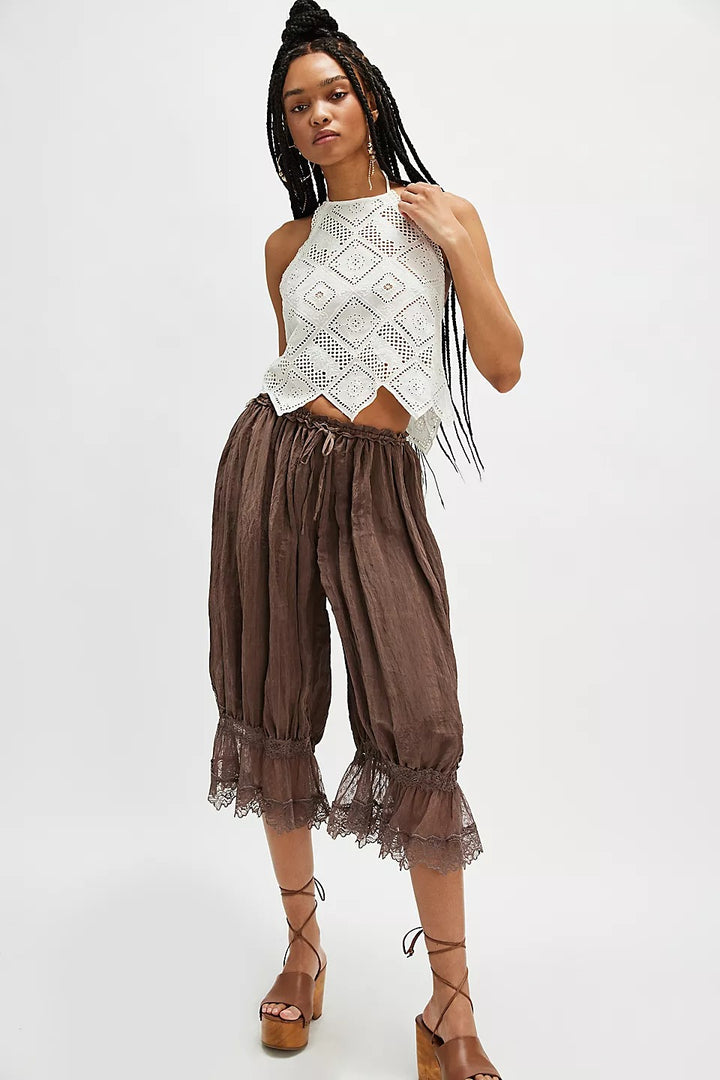 Free People Hankie Halter Tank Top