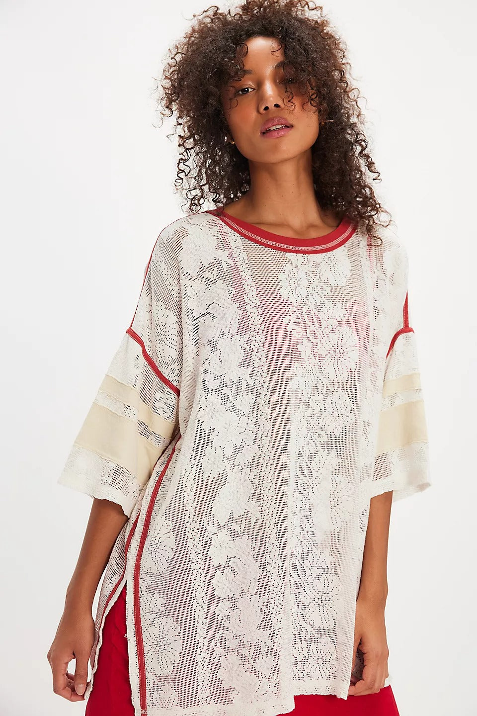 Free People We The Free Best Match Tee Tunic Top
