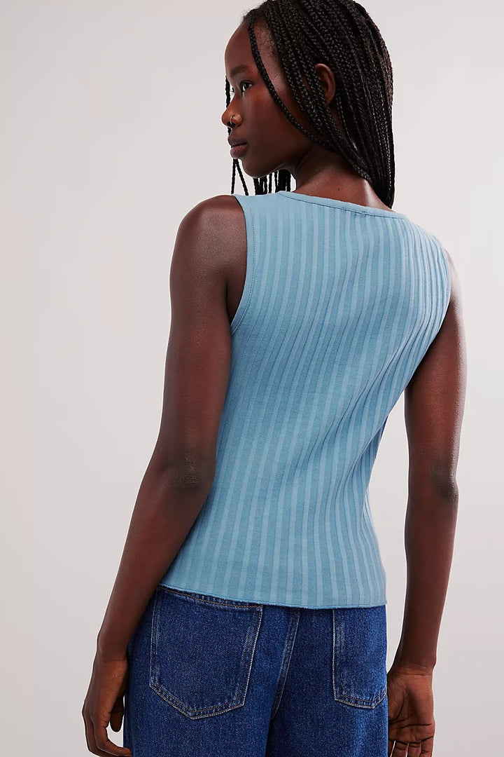 Free People Tilly Vest Blouse Top