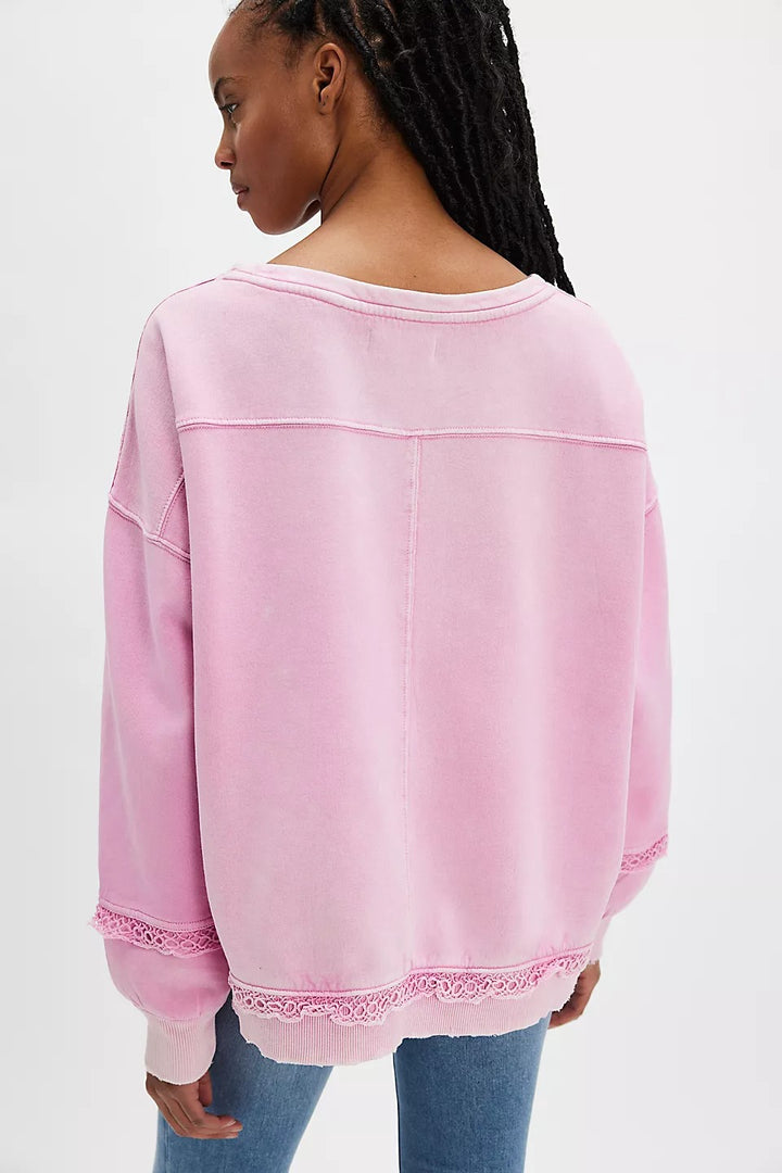 Free People Golden Hour Sweatshirt Top