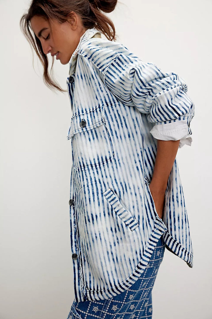 Free People We The Free Spring Shore Heavyweight Sweatshirt Top