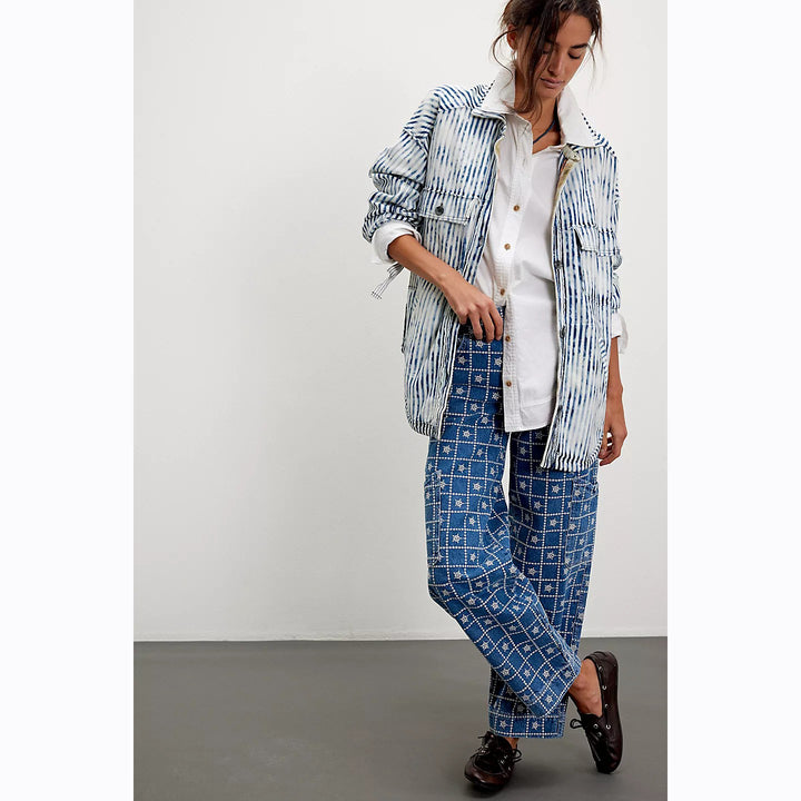 Free People We The Free Spring Shore Heavyweight Sweatshirt Top