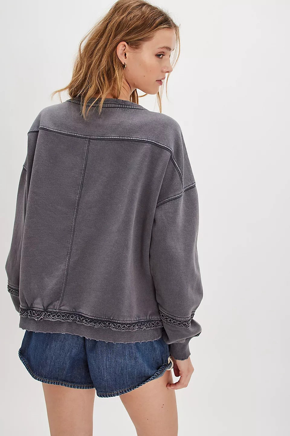 Free People Golden Hour Sweatshirt Top