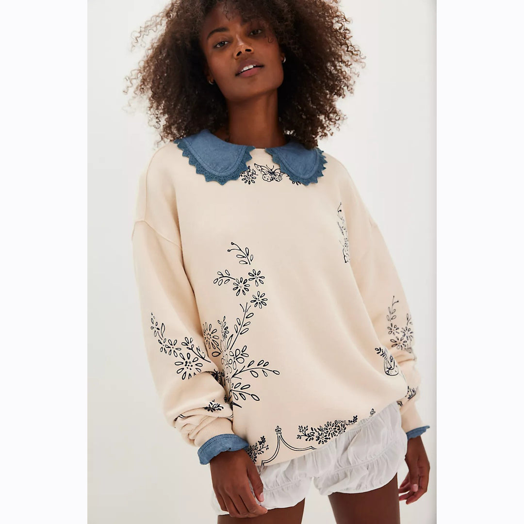 Free PeopleFree People Jo Pullover Sweatshirt Top