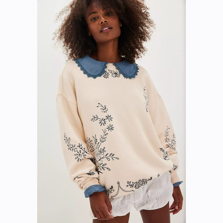 Free PeopleFree People Jo Pullover Sweatshirt Top