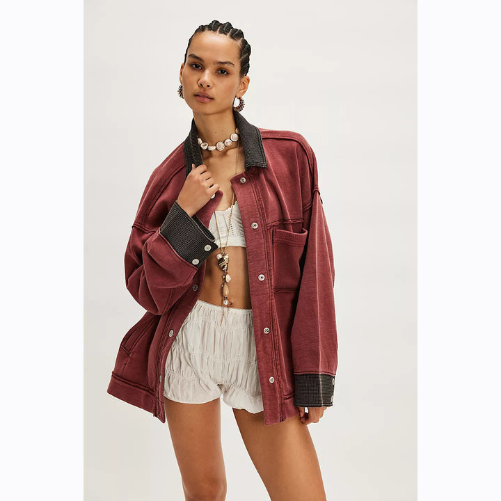 Free People We The Free Cabin Chore Jacket Top