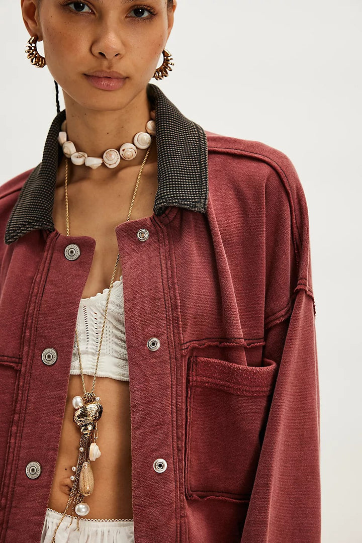 Free People We The Free Cabin Chore Jacket Top