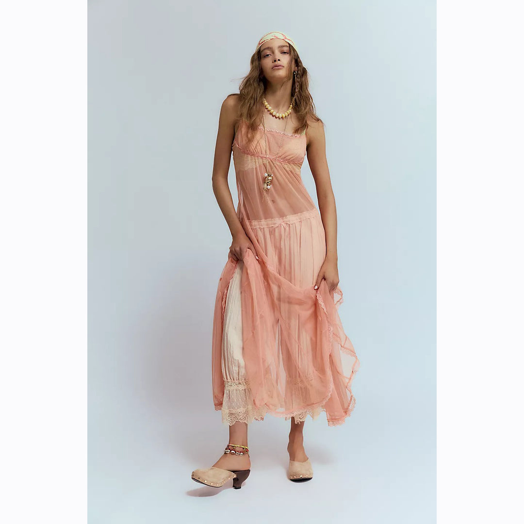 Intimately Free People Madeline Mesh Maxi Slip Dress White Chocolate Couture Intimately Free People Madeline Mesh Maxi Slip Dress White Chocolate Couture