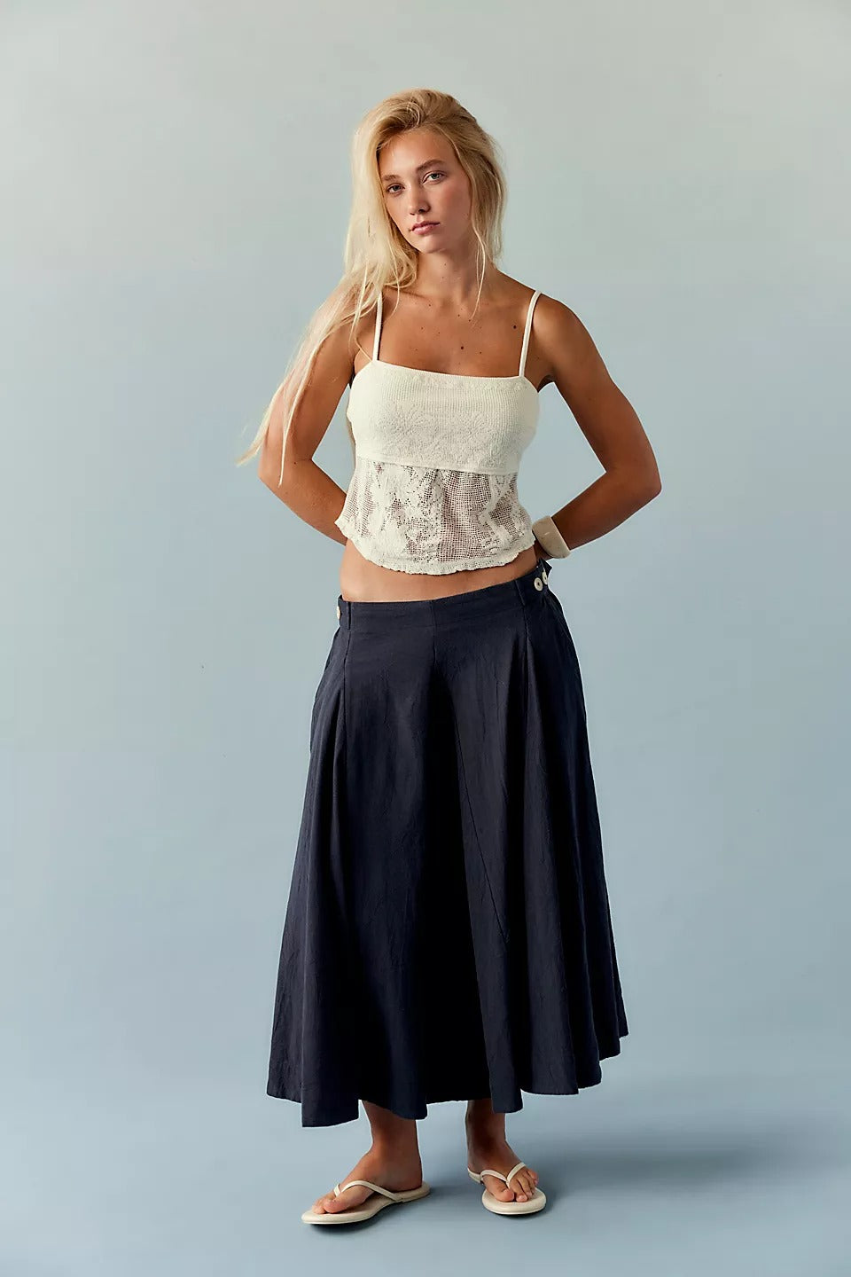 Free People Free-Est Margaux Midi Circle Skirt
