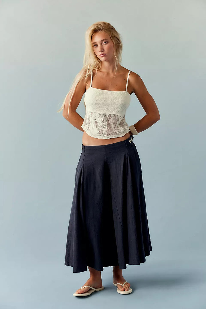 Free People Free-Est Margaux Midi Circle Skirt