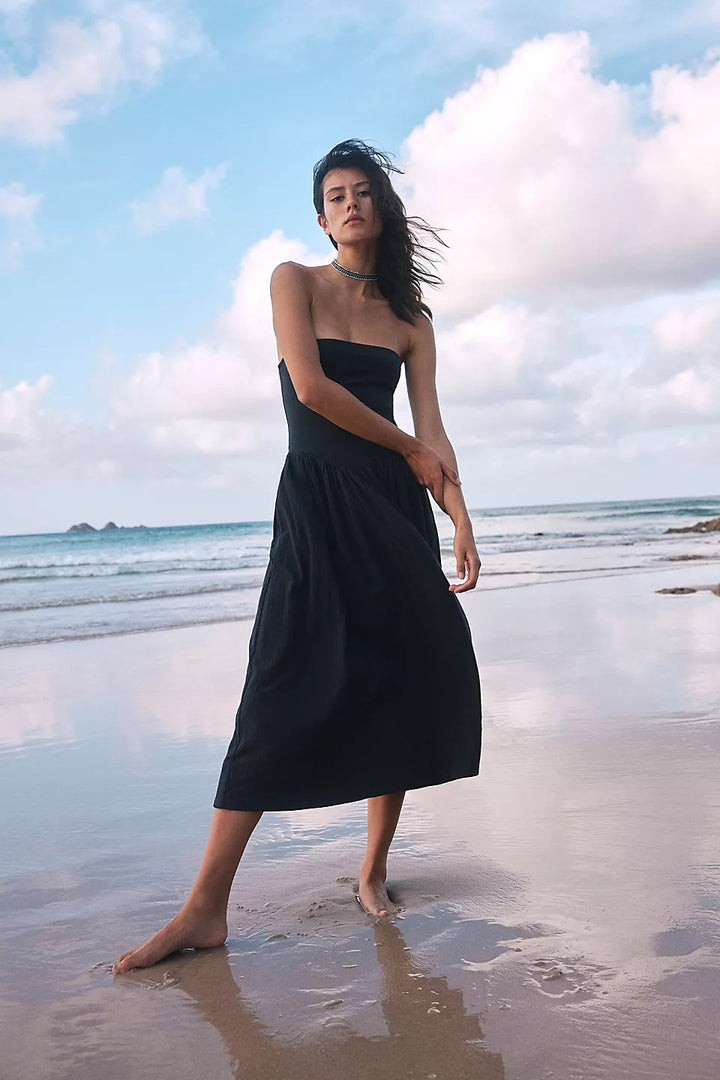 Free People Free-est Onda Drop-Waist Tube Midi Dress