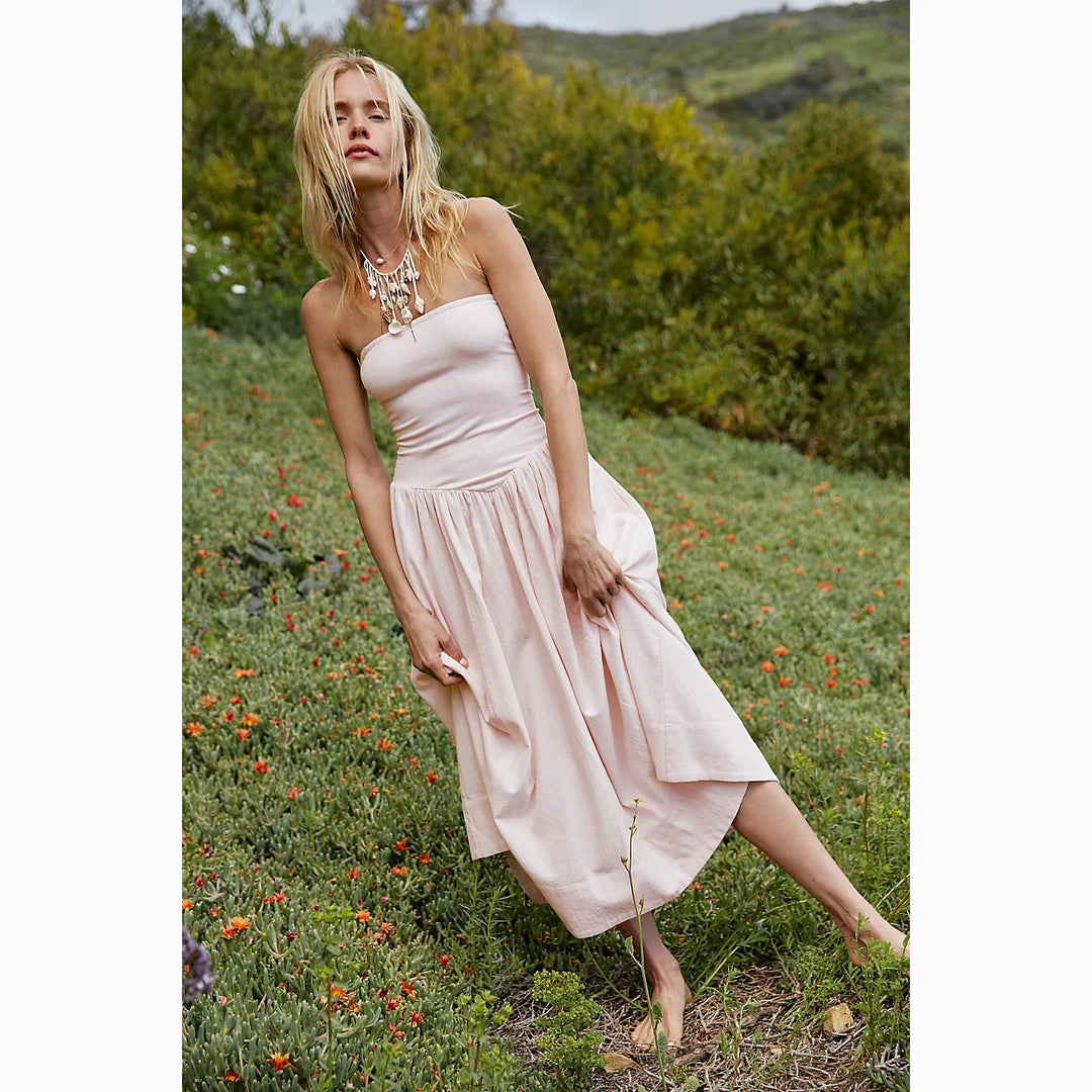 Free People Free-est Onda Drop-Waist Tube Midi Dress