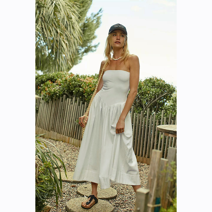 Free People Free-est Onda Drop-Waist Tube Midi Dress