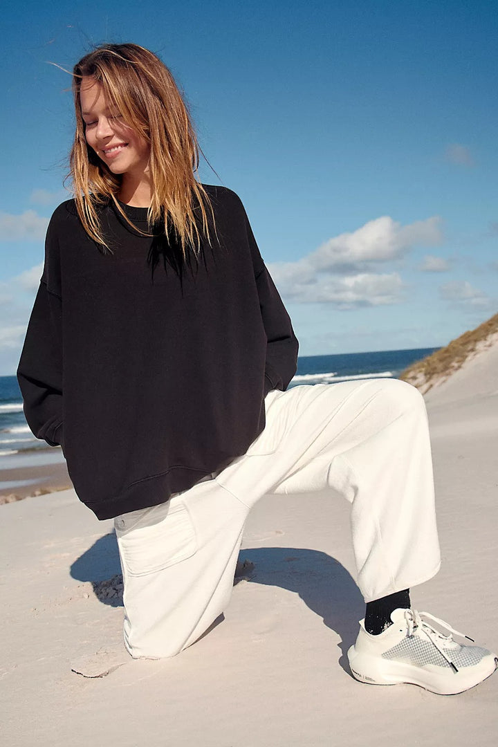 Free People FP Movement All Star Movement Logo Pullover Top