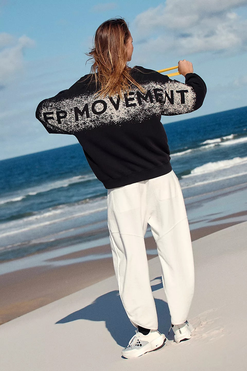 Free People FP Movement All Star Movement Logo Pullover Top