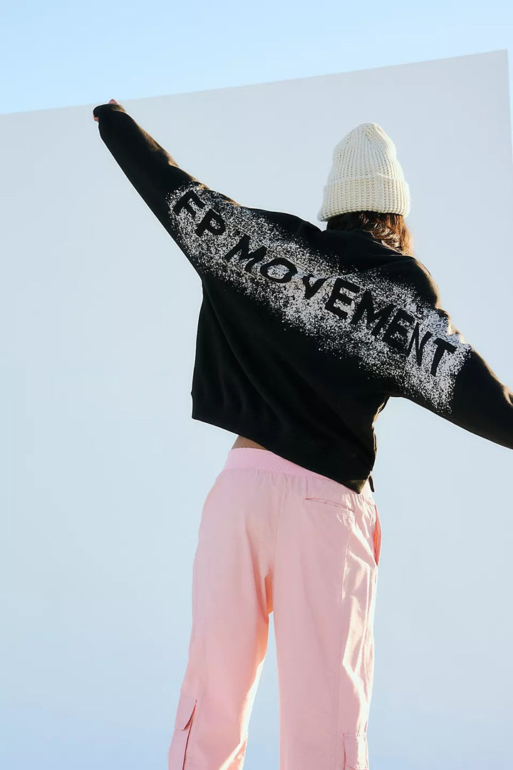 Free People FP Movement All Star Movement Logo Pullover Top