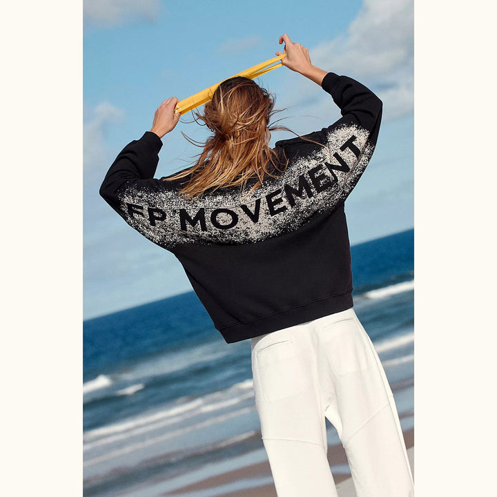 Free People FP Movement All Star Movement Logo Pullover Top
