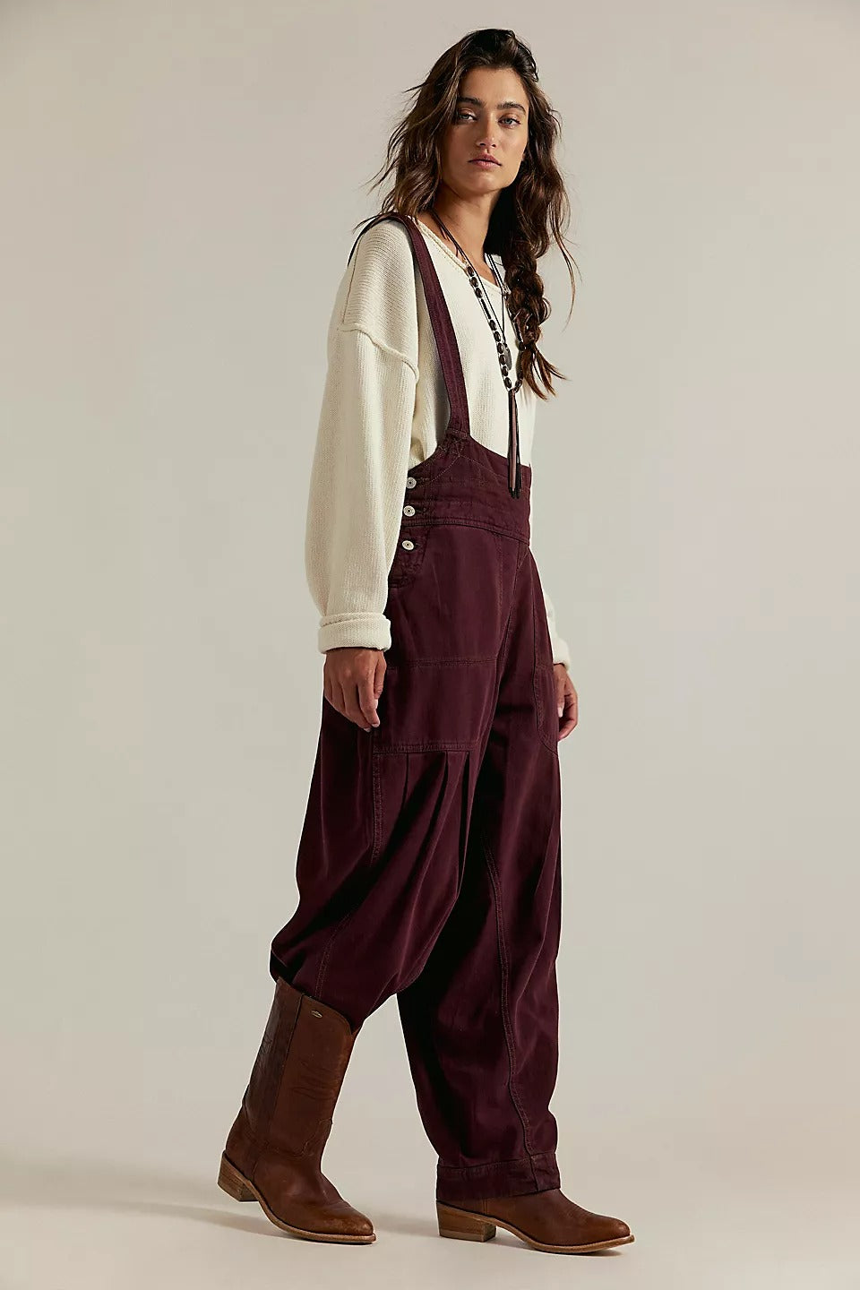 Free People We The Free Felix Tapered Overalls Jumpsuit