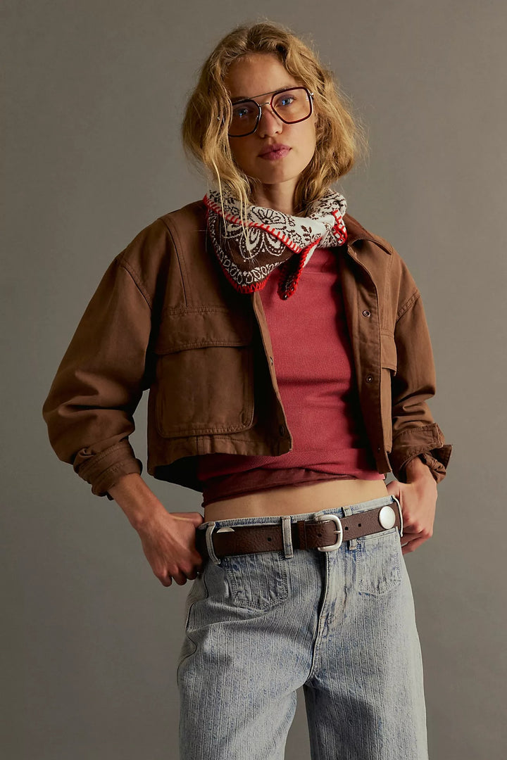 Free People We The Free Martha Workwear Jacket Top